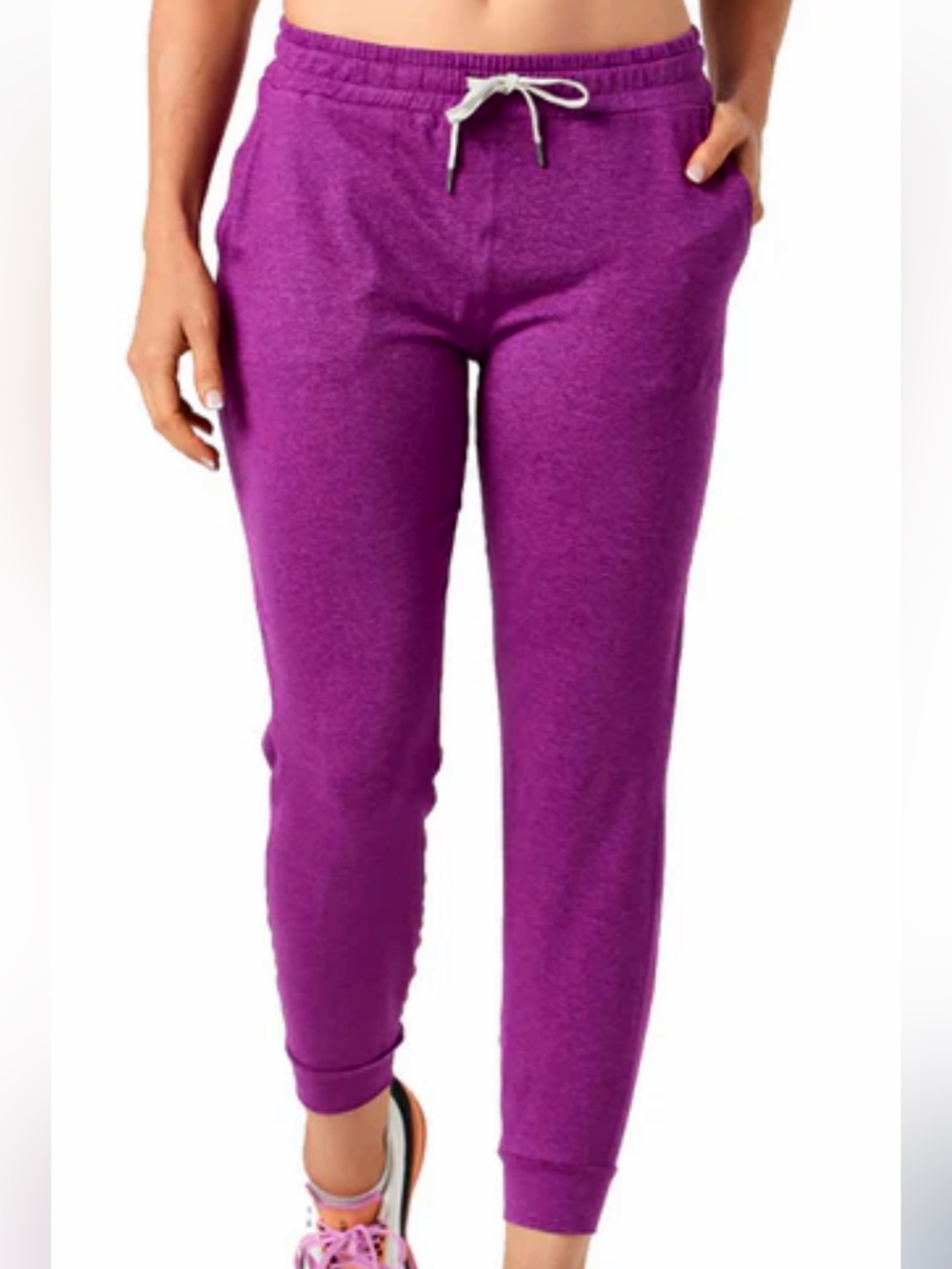 Vuori Performance Jogger in Magenta Heather Size Small - Picture 2 of 8